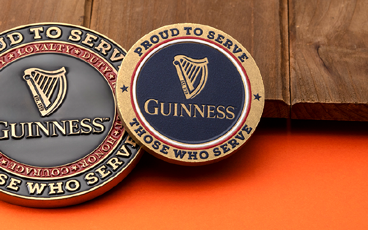 How Guinness Continues the Old School Challenge Coin Tradition