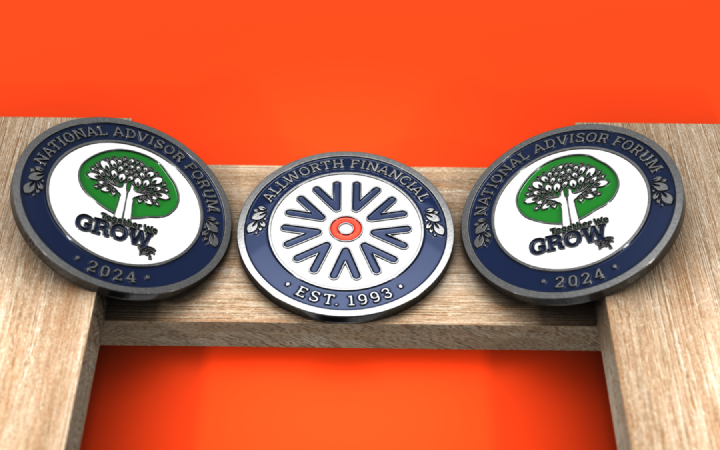 Finance Firm Challenge Coins