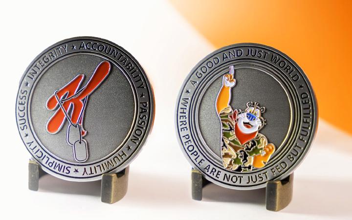 Custom Veterans Challenge Coins